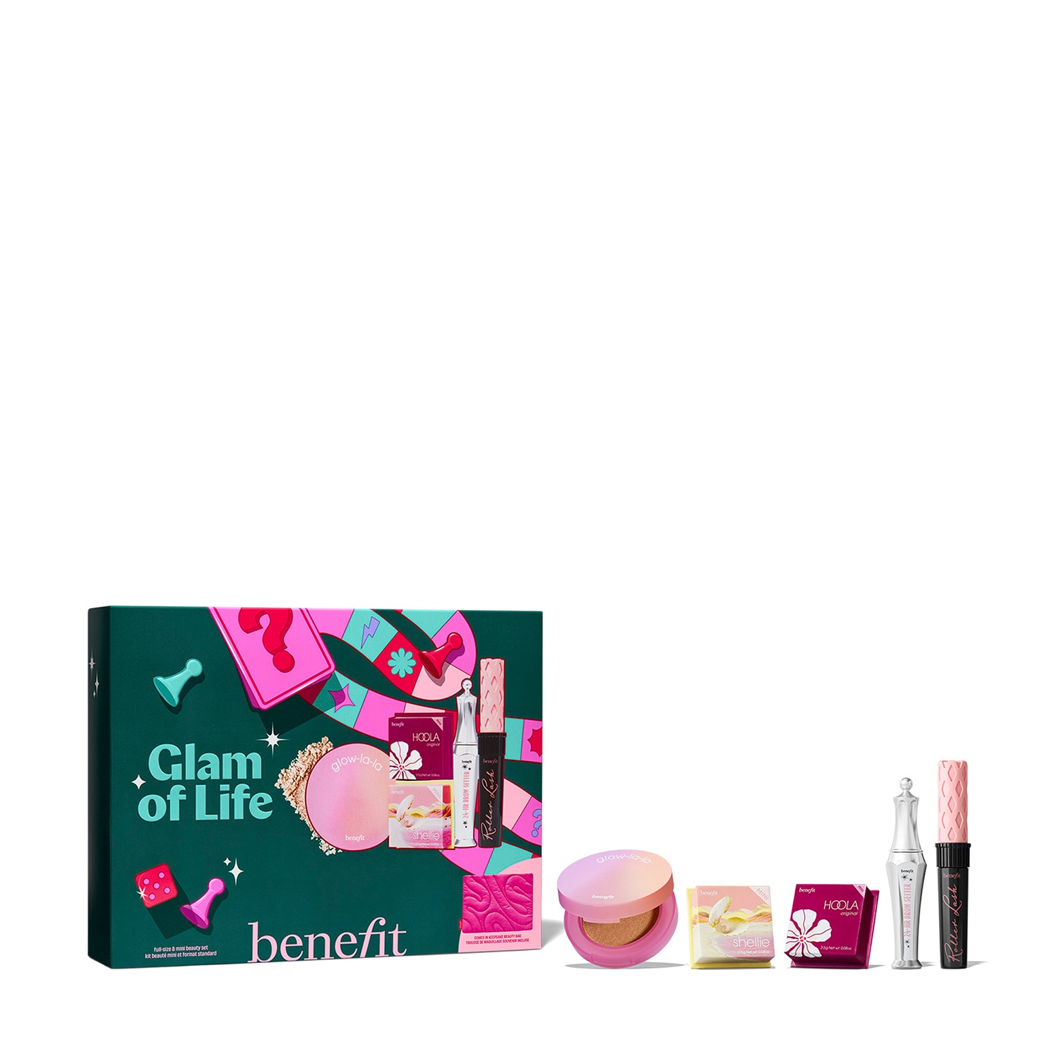 HOLIDAY SET GLAM OF LIFE (SET DE HIGHLIGHTER, BLUSH, BRONZER)
